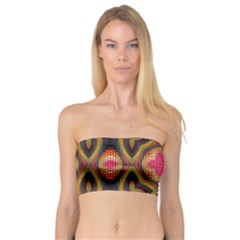 Kaleidoscope Art Pattern Ornament Bandeau Top by Semog4