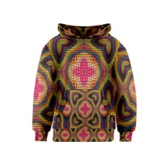 Kaleidoscope Art Pattern Ornament Kids  Pullover Hoodie