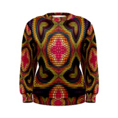 Kaleidoscope Art Pattern Ornament Women s Sweatshirt