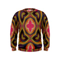 Kaleidoscope Art Pattern Ornament Kids  Sweatshirt