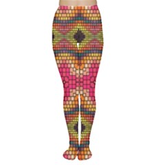 Kaleidoscope Art Pattern Ornament Tights