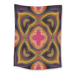 Kaleidoscope Art Pattern Ornament Medium Tapestry