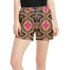 Kaleidoscope Art Pattern Ornament Women s Runner Shorts by Semog4