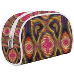 Kaleidoscope Art Pattern Ornament Make Up Case (large) by Semog4