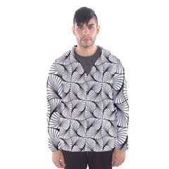 Abstract Seamless Pattern Men s Hooded Windbreaker