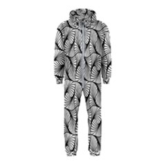 Abstract Seamless Pattern Hooded Jumpsuit (kids)