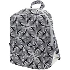 Abstract Seamless Pattern Zip Up Backpack by Semog4