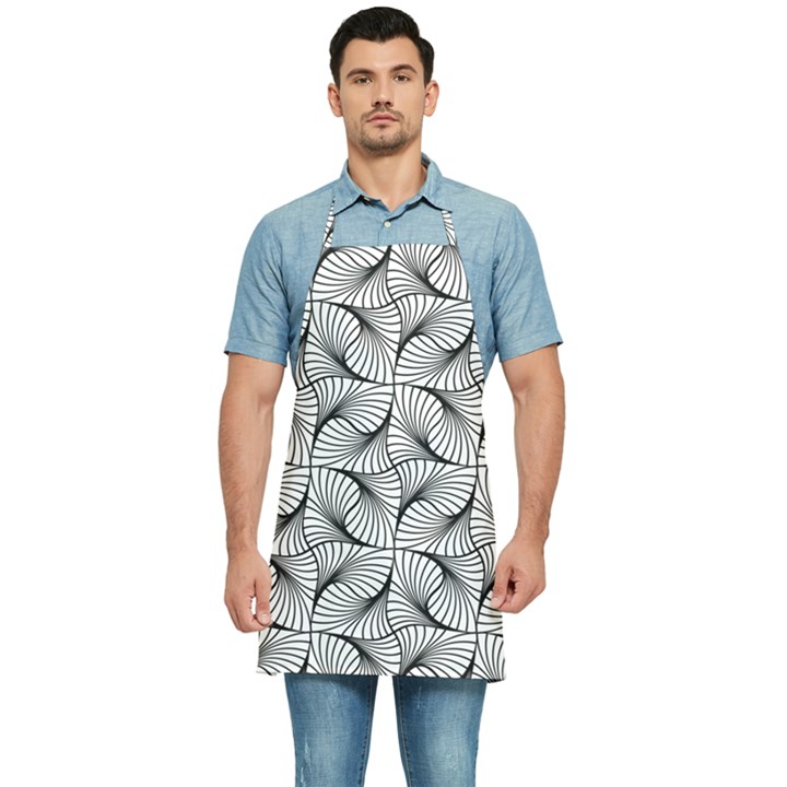 Abstract Seamless Pattern Kitchen Apron