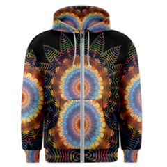 Colorful Prismatic Chromatic Men s Zipper Hoodie