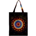 Colorful Prismatic Chromatic Zipper Classic Tote Bag View1