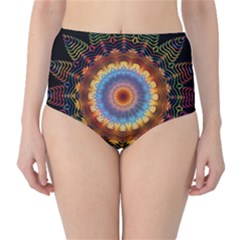 Colorful Prismatic Chromatic Classic High-waist Bikini Bottoms by Semog4