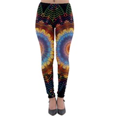 Colorful Prismatic Chromatic Lightweight Velour Leggings by Semog4