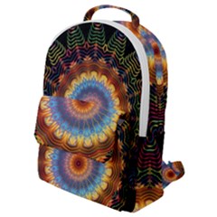 Colorful Prismatic Chromatic Flap Pocket Backpack (small) by Semog4