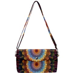 Colorful Prismatic Chromatic Removable Strap Clutch Bag by Semog4