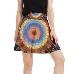 Colorful Prismatic Chromatic Waistband Skirt by Semog4