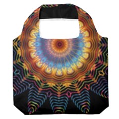 Colorful Prismatic Chromatic Premium Foldable Grocery Recycle Bag by Semog4