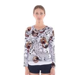 Gears Movement Machine Women s Long Sleeve Tee