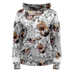 Gears Movement Machine Women s Pullover Hoodie