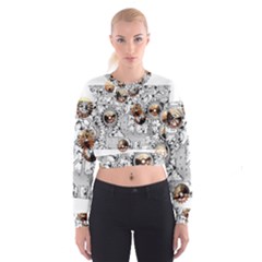 Gears Movement Machine Cropped Sweatshirt