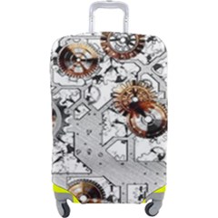 Gears Movement Machine Luggage Cover (large) by Semog4