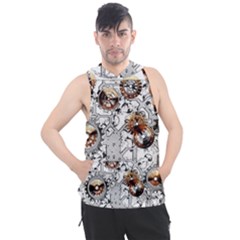 Gears Movement Machine Men s Sleeveless Hoodie by Semog4