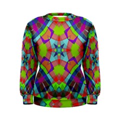 Farbenpracht Kaleidoscope Pattern Women s Sweatshirt