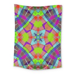 Farbenpracht Kaleidoscope Pattern Medium Tapestry