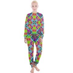 Farbenpracht Kaleidoscope Pattern Women s Lounge Set by Semog4