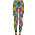 Farbenpracht Kaleidoscope Pattern Inside Out Leggings View2