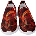 Background Fractal Abstract Kids  Slip On Sneakers View1