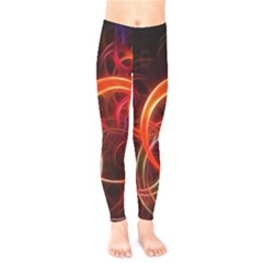 Background Fractal Abstract Kids  Classic Winter Leggings