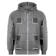 Construction Background Geometric Men s Zipper Hoodie