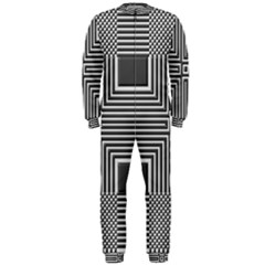 Construction Background Geometric Onepiece Jumpsuit (men) by Semog4