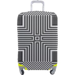 Construction Background Geometric Luggage Cover (large) by Semog4