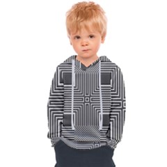 Construction Background Geometric Kids  Overhead Hoodie