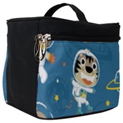 Seamless Pattern Funny Astronaut Outer Space Transportation Make Up Travel Bag (big) by Semog4