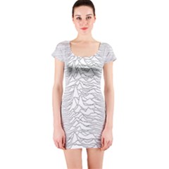 Joy Division Unknown Pleasures Post Punk Short Sleeve Bodycon Dress by Salman4z