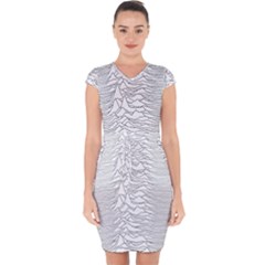 Joy Division Unknown Pleasures Post Punk Capsleeve Drawstring Dress 