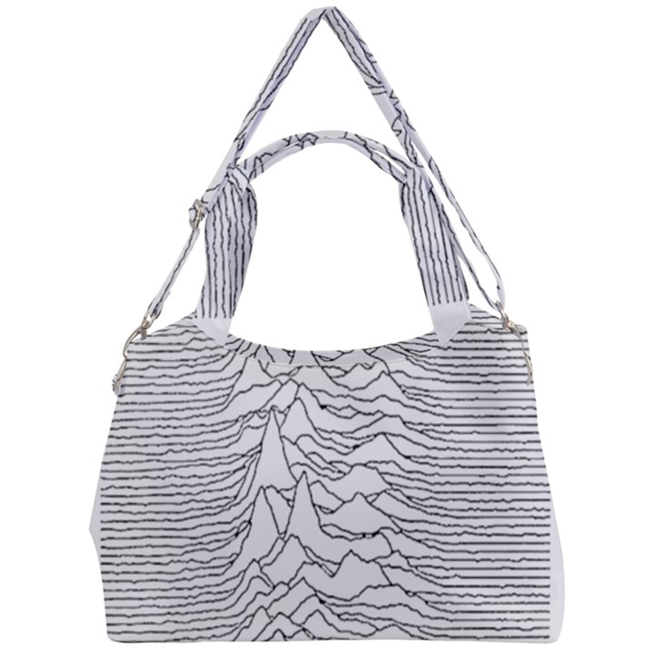 Joy Division Unknown Pleasures Post Punk Double Compartment Shoulder Bag