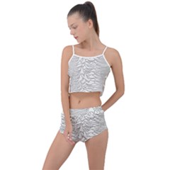 Joy Division Unknown Pleasures Post Punk Summer Cropped Co-ord Set by Salman4z