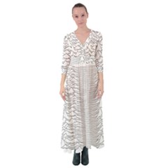 Joy Division Unknown Pleasures Post Punk Button Up Maxi Dress