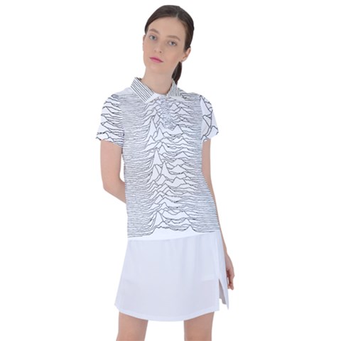 Joy Division Unknown Pleasures Post Punk Women s Polo Tee by Salman4z