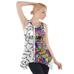 Brain Mind Aianatomy Side Drop Tank Tunic by Salman4z