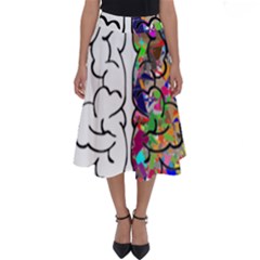 Brain Mind Aianatomy Perfect Length Midi Skirt by Salman4z