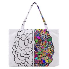 Brain Mind Aianatomy Zipper Medium Tote Bag by Salman4z