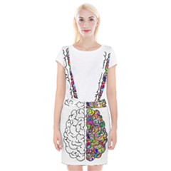 Brain Mind Aianatomy Braces Suspender Skirt by Salman4z