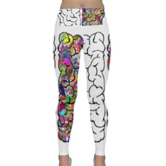 Brain Mind Aianatomy Lightweight Velour Classic Yoga Leggings by Salman4z