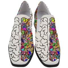 Brain Mind Aianatomy Women Slip On Heel Loafers by Salman4z