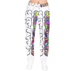 Brain Mind Aianatomy Women Velvet Drawstring Pants by Salman4z