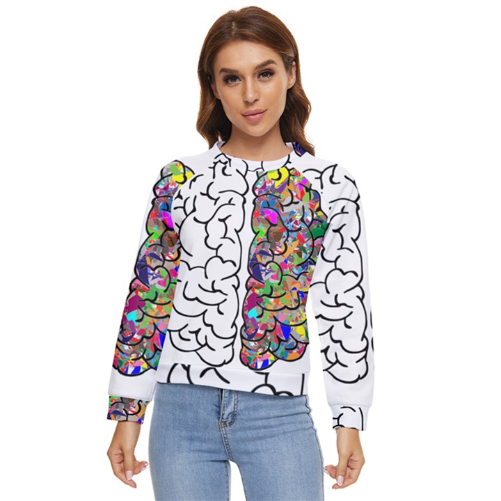 Brain Mind Aianatomy Women s Long Sleeve Raglan Tee